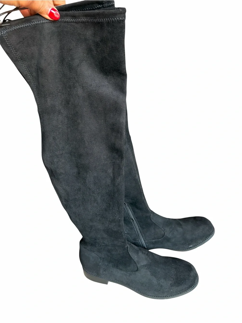 JUSTFAB Women's Flat Boots Reena - E Black Size 9 New no box